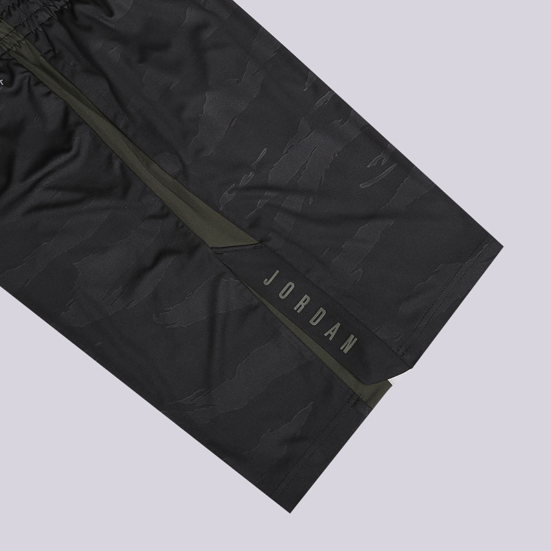 мужские черные шорты Jordan Dri-FIT 23 Alpha Knit Printed Training Shorts AO8857-010 - цена, описание, фото 3